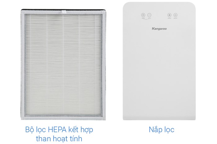 Máy lọc không khí Kangaroo KG36AP2 54W Màu Trắng