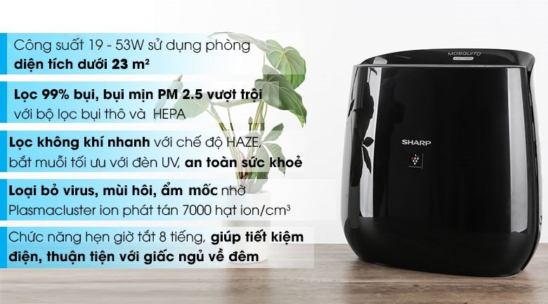 Máy lọc không khí Sharp FP-JM30V-B