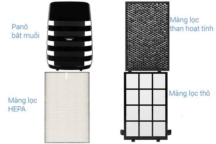 Máy lọc không khí Sharp FP-JM40V-B 23W Màu Đen