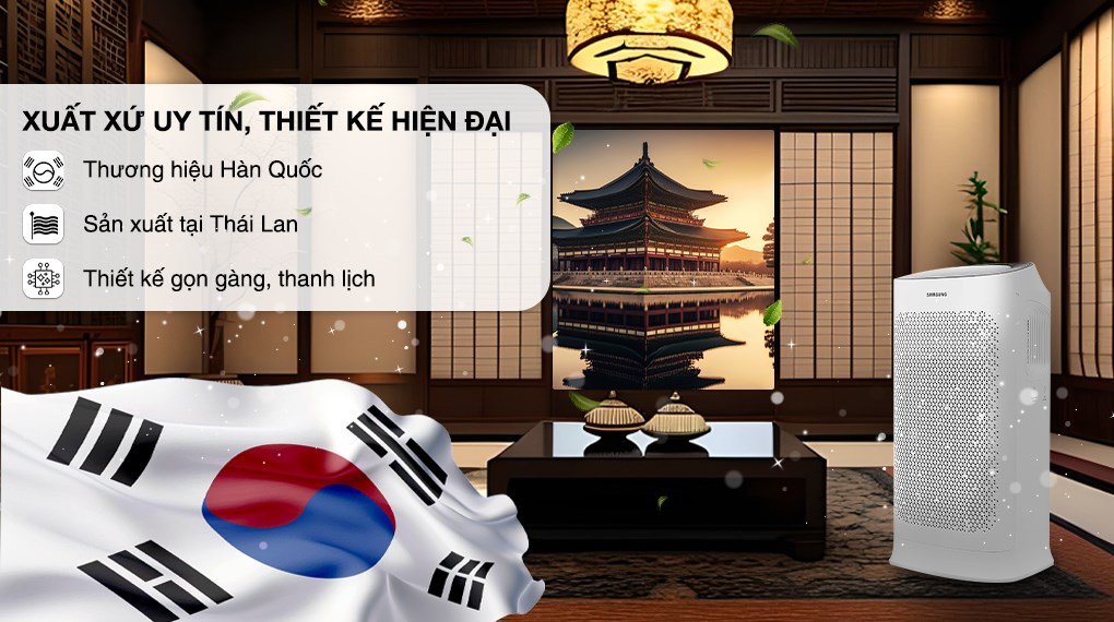 Máy lọc không khí Samsung AX60R5080WD/SV 60W