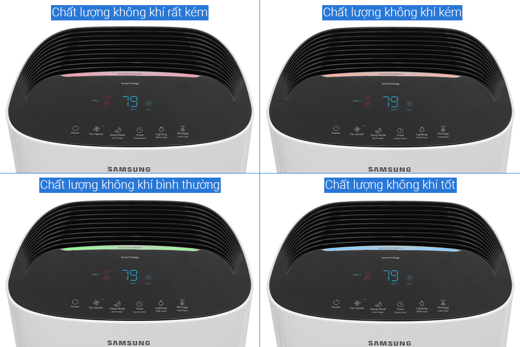 Máy lọc không khí Samsung AX60R5080WD/SV 60W Màu Trắng