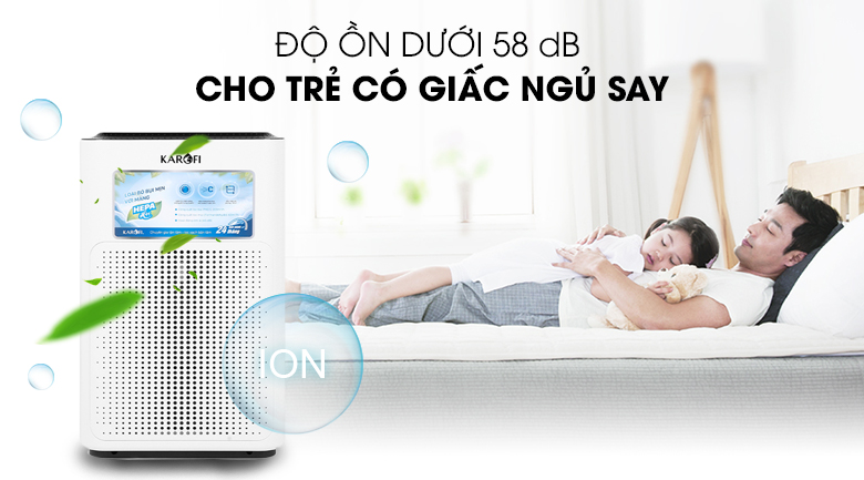 Máy lọc không khí Karofi KAP-E114 - Độ ồn