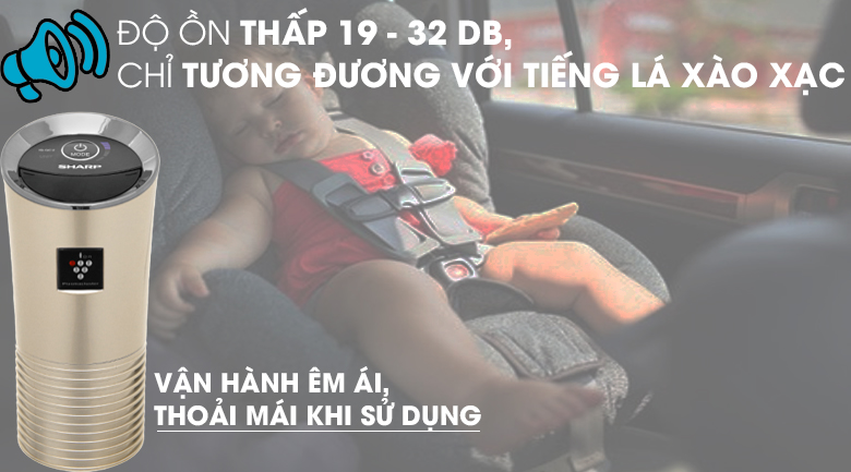 Máy lọc không khí Sharp ô tô IG-GC2E 1.9W