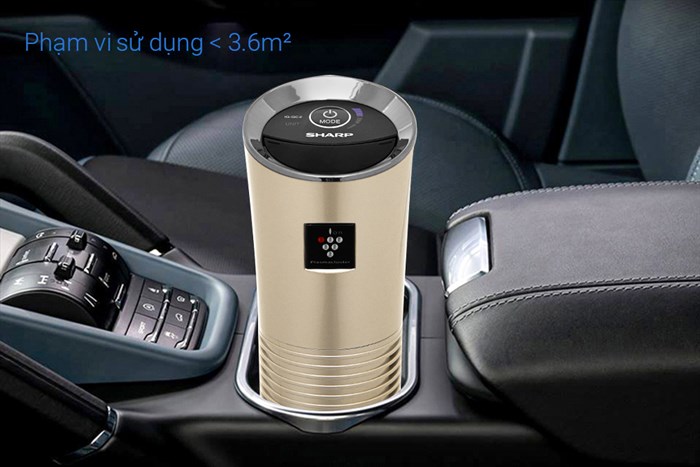 Máy lọc không khí Sharp ô tô IG-GC2E 1.9W Màu Vàng