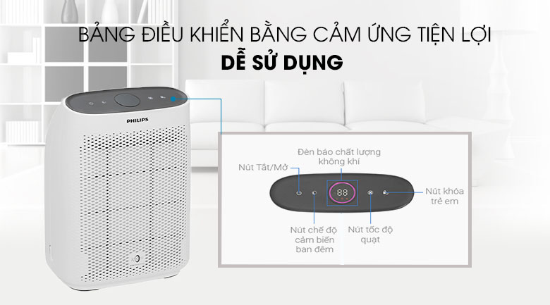 Máy lọc không khí Philips AC1215/10 50W