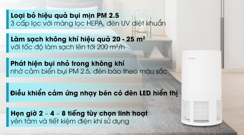Máy lọc không khí Hafele CF-8116 (537.82.710) 30W