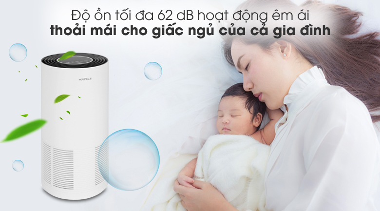 Hoạt động êm ái - Máy lọc không khí Hafele CF-8209