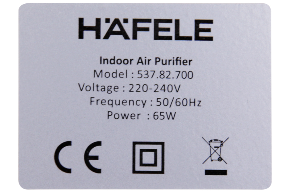 Siêu thị máy lọc không khí Hafele CF-8209 (537.82.700)