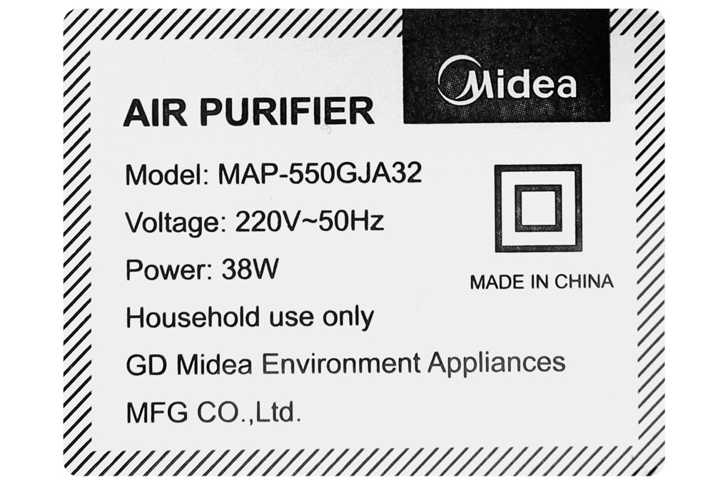 Siêu thị máy lọc không khí Midea MAP-550GJA32