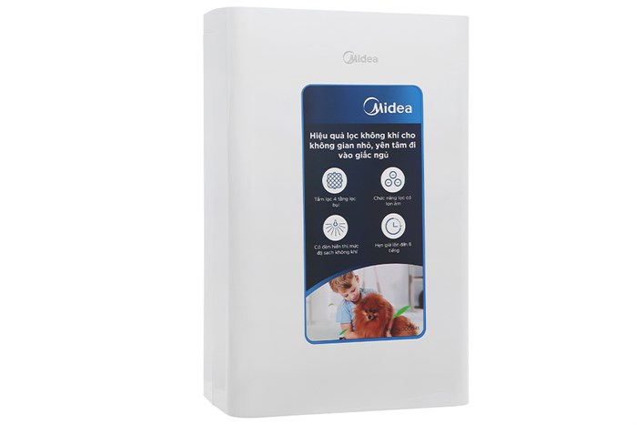 Máy lọc không khí Midea MAP-200GD41 50W Màu Trắng