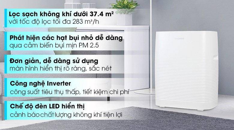 Máy lọc không khí Cuckoo CAC-C1220FW