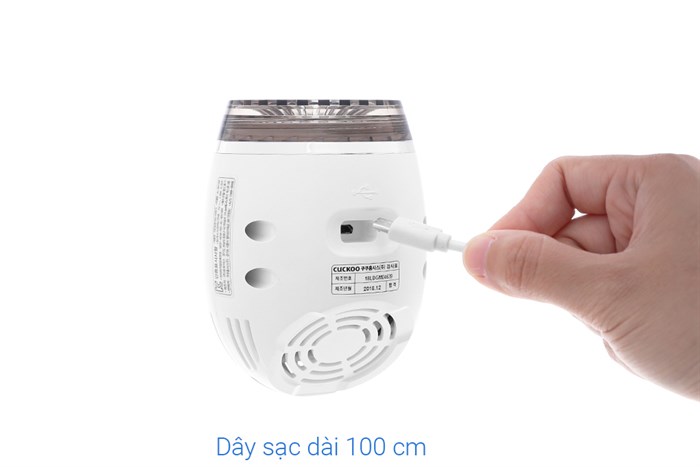 Máy lọc không khí mini Cuckoo CAC-03V10W 1.6W Màu Trắng