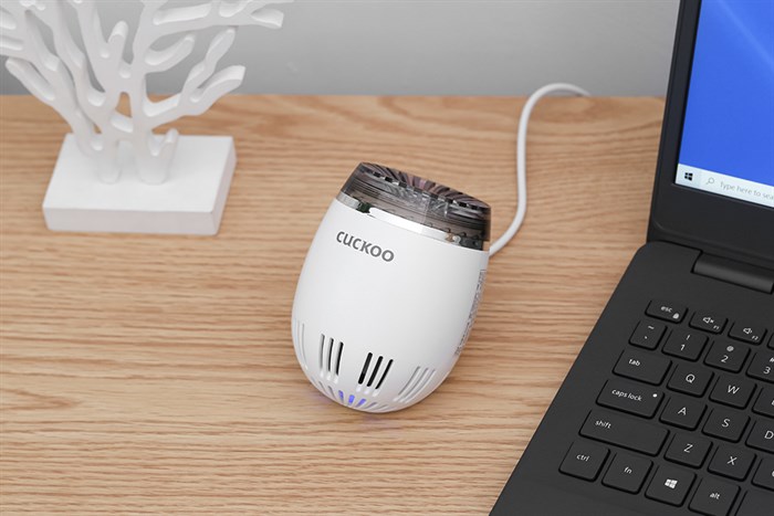 Máy lọc không khí mini Cuckoo CAC-03V10W 1.6W Màu Trắng