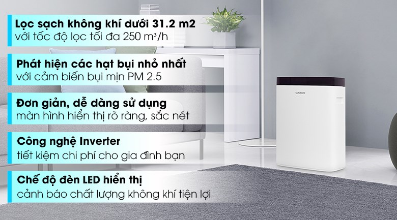 Máy lọc không khí Cuckoo CAC-G0910FN