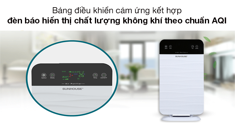 Bảng điều khiển - Máy lọc không khí Sunhouse SHD-15AP9715