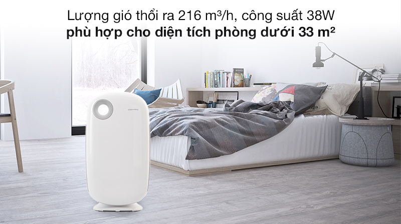 Máy lọc không khí Coway AP-1009CH - Công suất 38W