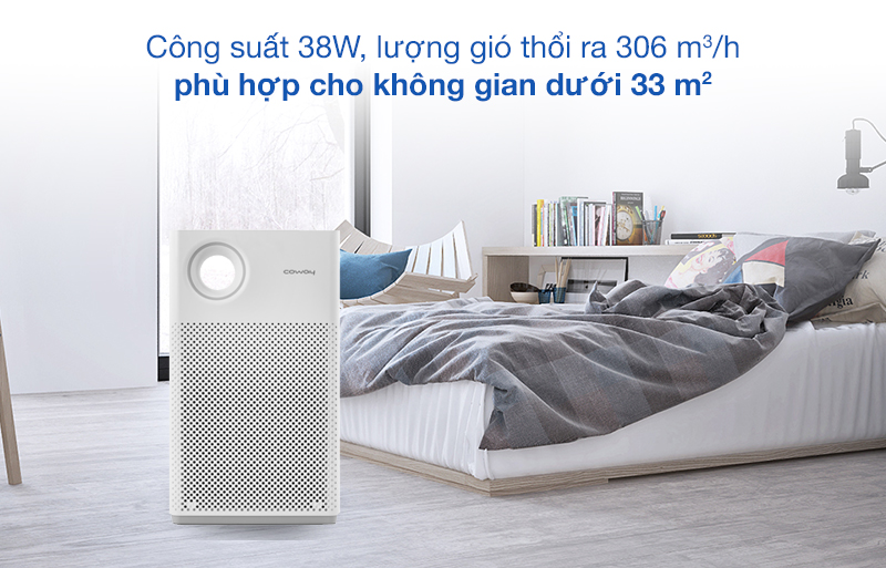 Máy lọc không khí Coway AP-1018F - Công suất 38W