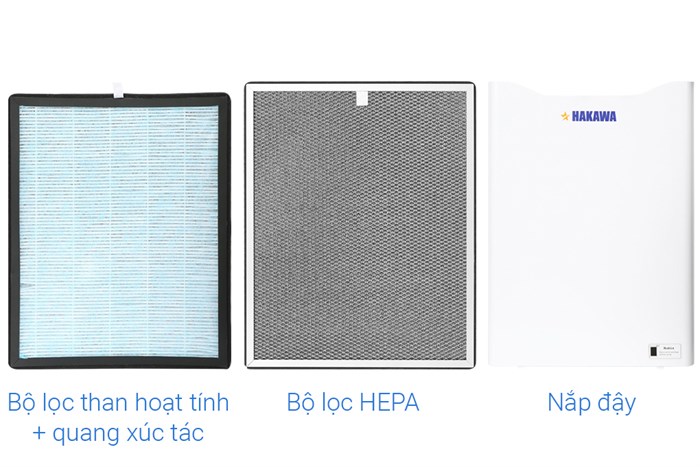 Máy lọc không khí HAKAWA HK-K2 67W Màu Trắng