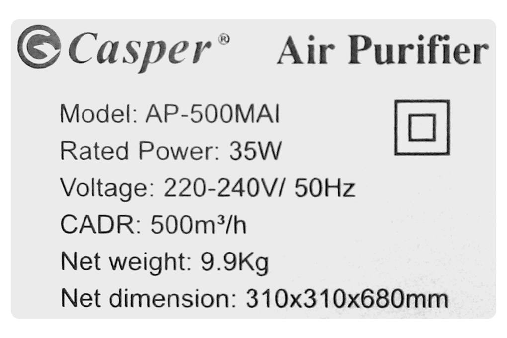 Bán máy lọc không khí Casper AP-500MAI