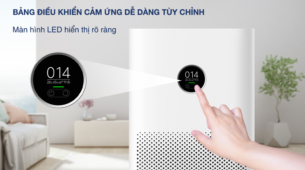 Máy lọc không khí Xiaomi Smart Air Purifier 4 - Bảng điều khiển