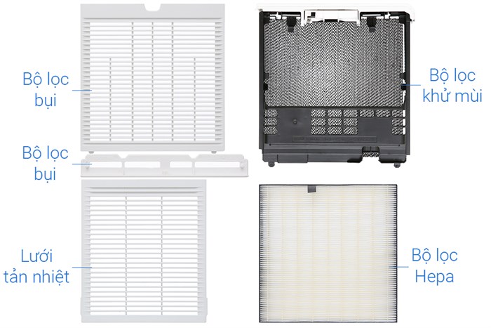 Máy lọc không khí Daikin MC55UVM6-7 37W Màu Trắng