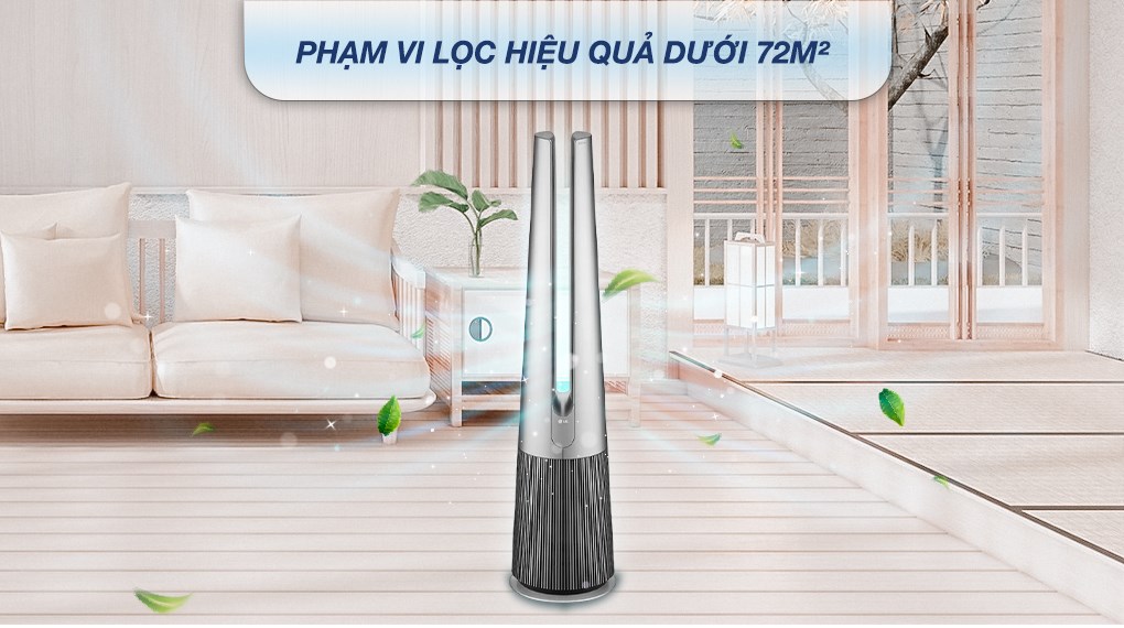 Máy lọc không khí LG PuriCare AeroTower FS15GPBF0 màu bạc 45W - 3