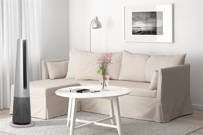 Máy lọc không khí LG PuriCare AeroTower FS15GPBF0 màu bạc 45W Màu Bạc