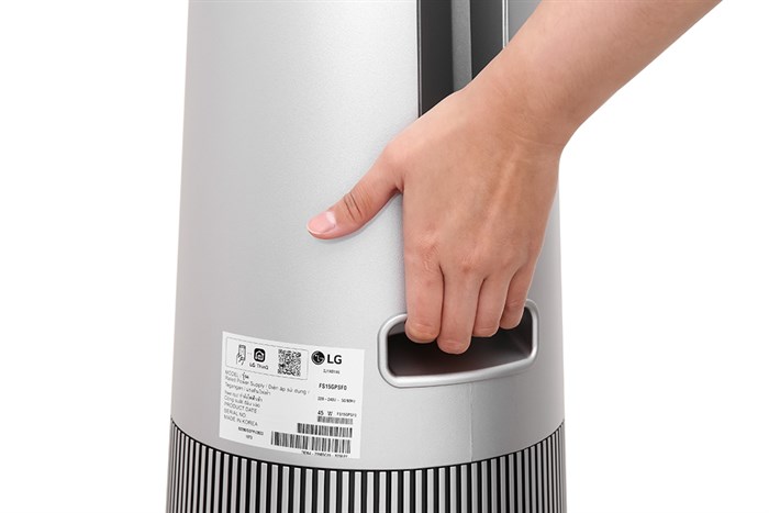 Máy lọc không khí LG PuriCare AeroTower FS15GPBF0 màu bạc 45W Màu Bạc