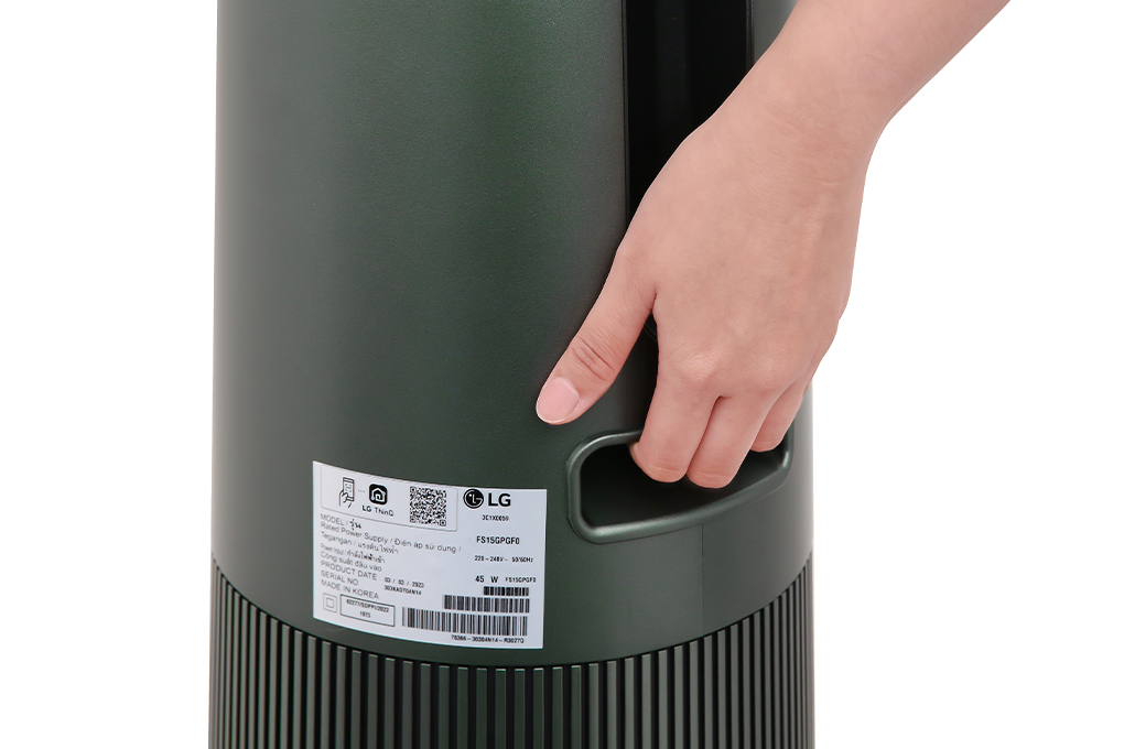 Máy lọc không khí LG PuriCare AeroTower FS15GPBF0 màu xanh lá 45W Màu Xanh lá