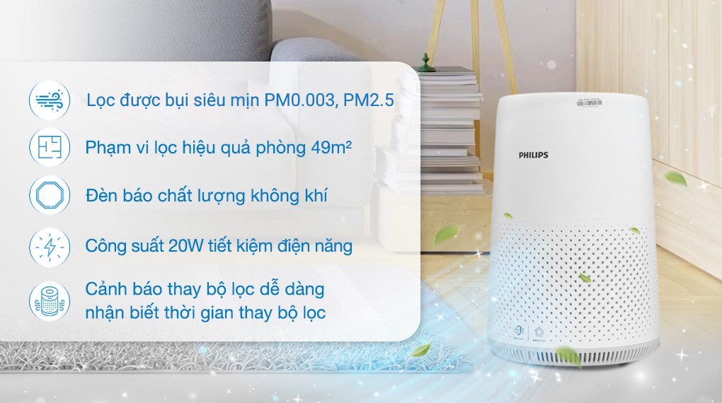 Máy lọc không khí Philips AC0850/20 20W