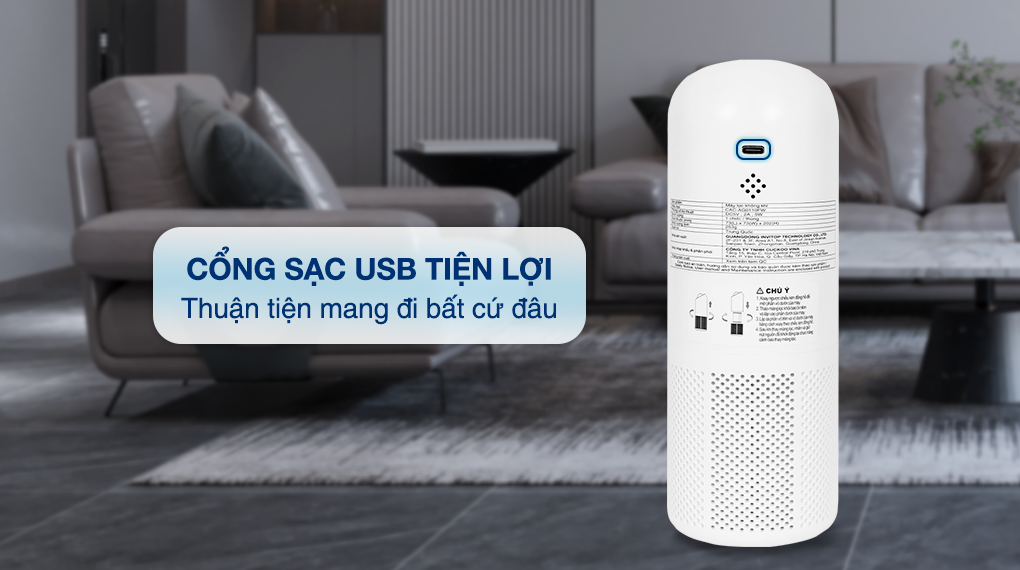 Máy lọc không khí Cuckoo CAC-AG0110FW/WHCKV 5W