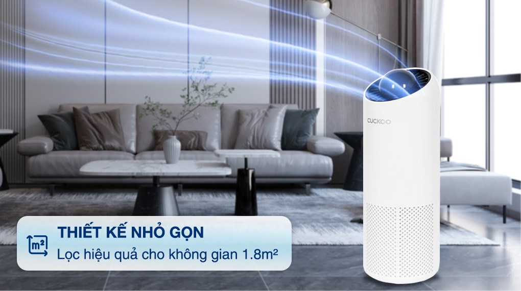 Máy lọc không khí Cuckoo CAC-AG0110FW/WHCKV 5W