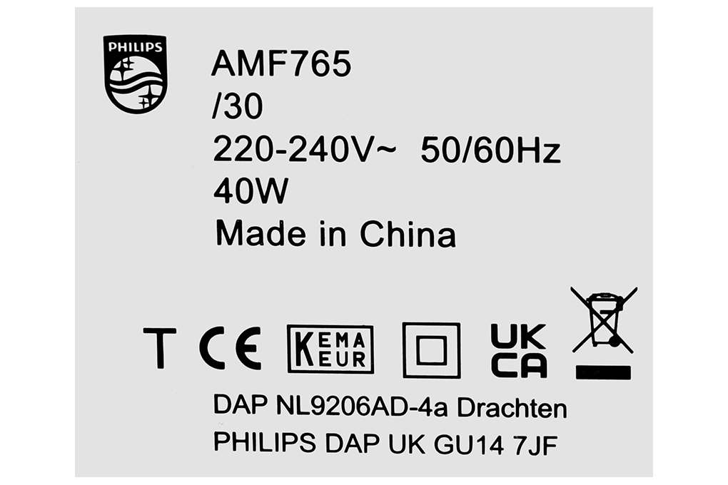 Máy lọc không khí kết hợp quạt Philips AMF765/30 40W Màu Trắng