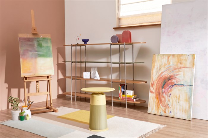 Máy lọc không khí LG PuriCare Aero Furniture AS20GPYU0 màu vàng 41W Màu Vàng