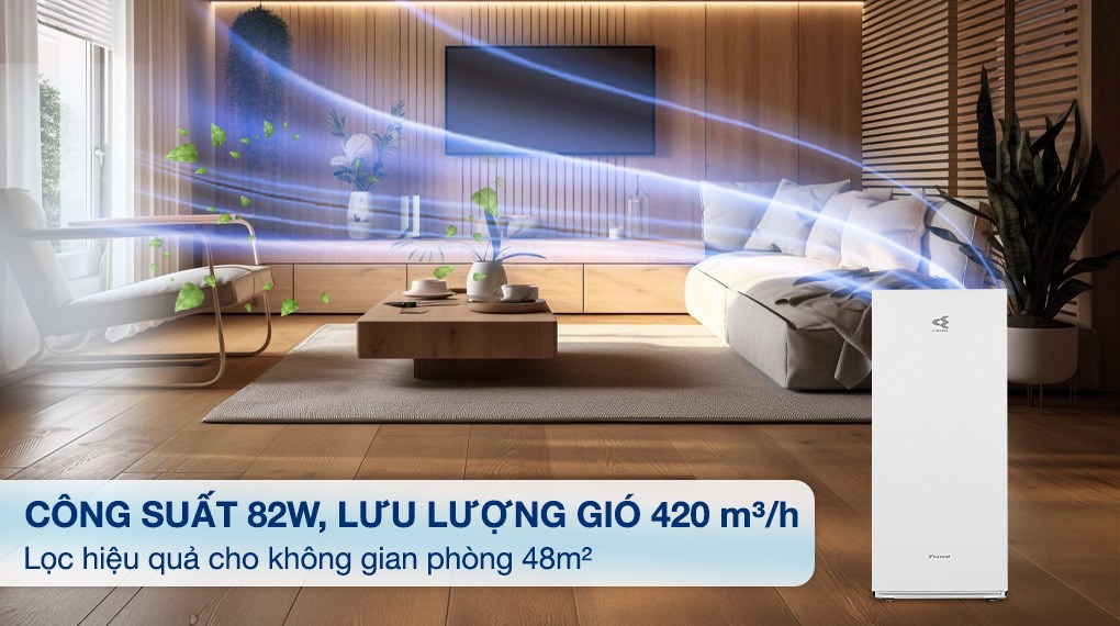 Máy lọc không khí Daikin MCK70ZVM7-W 82W