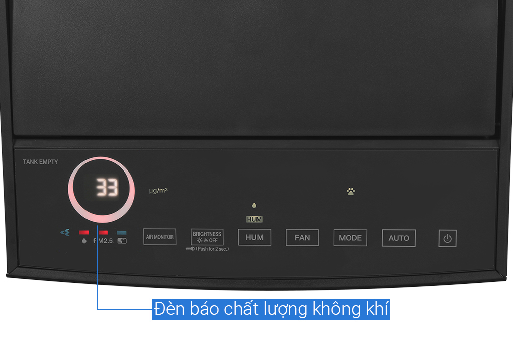Máy lọc không khí tạo ẩm Daikin MCK70ZVM7-T 82W Màu Đen