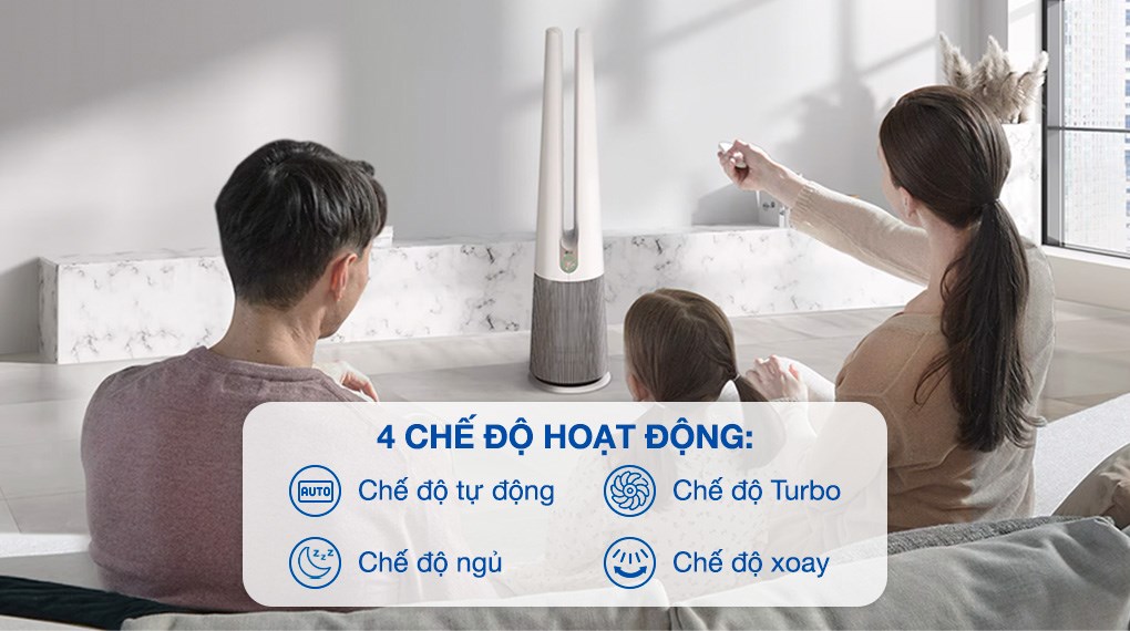 Máy lọc không khí LG PuriCare AeroTower Hit FS15GPBK0.ABAE 40W