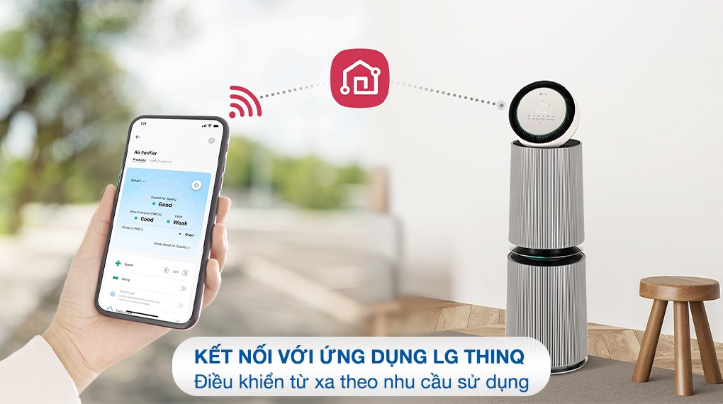 Máy lọc không khí LG PuriCare 360 Alpha Double AS10GDBY0.ABAE 72W