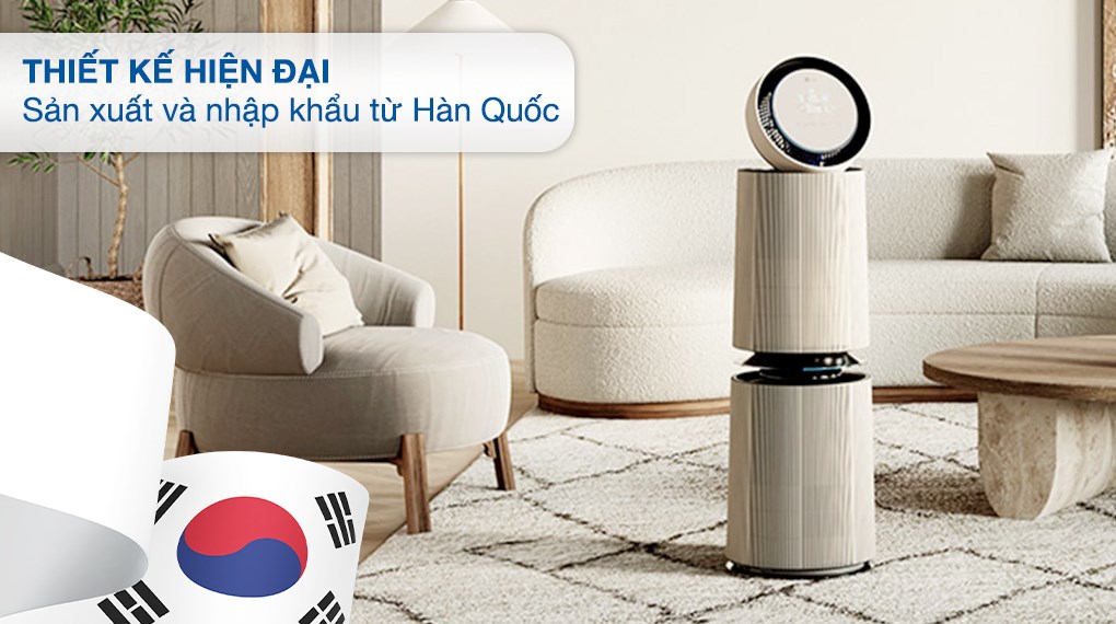 Máy lọc không khí LG PuriCare 360 Alpha Double AS10GDBY0.ABAE 72W