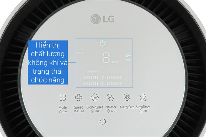 Máy lọc không khí LG PuriCare 360 Alpha Double AS10GDBY0.ABAE 72W Màu Màu be