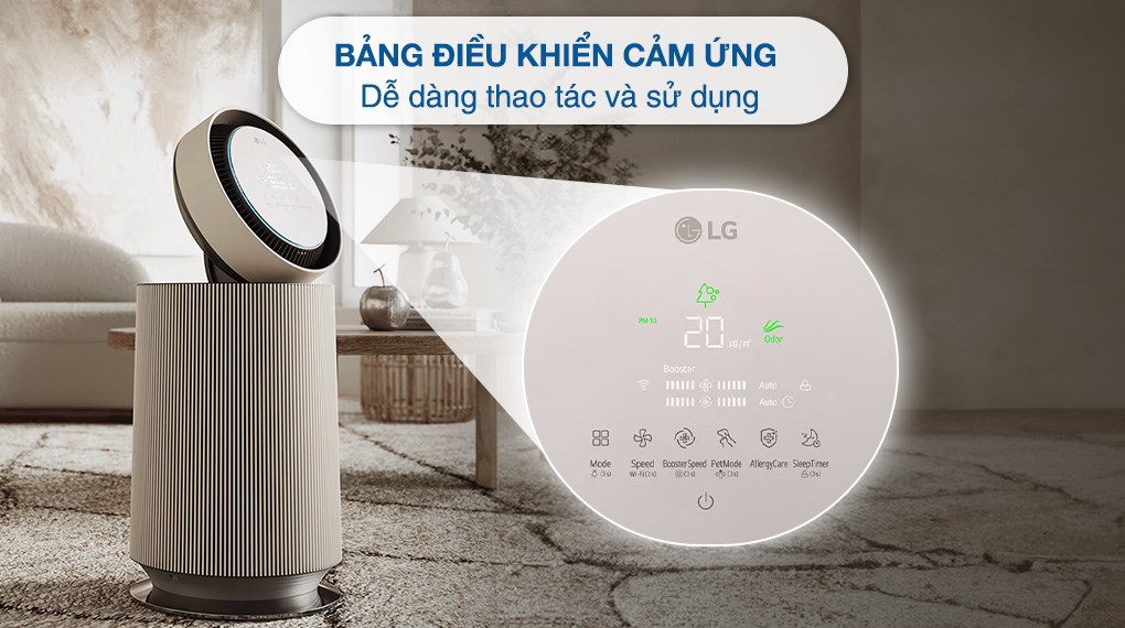 Máy lọc không khí LG PuriCare 360 Alpha Single AS65GDBY0.ABAE 48W