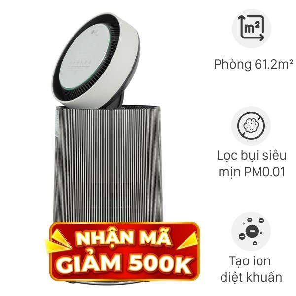 Máy lọc không khí LG PuriCare 360 Alpha Single AS65GDBY0.ABAE 48W