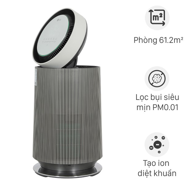 Máy Lọc Không Khí Lg Puricare 360 Alpha Single As65Gdby0.Abae 48W