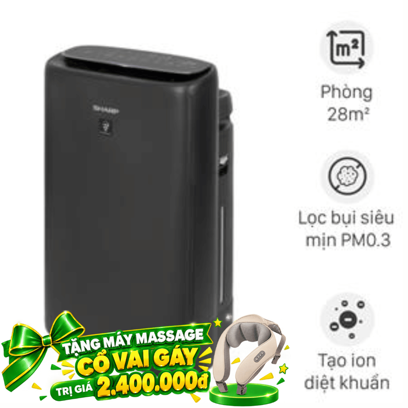 Máy lọc không khí tạo ẩm Sharp KI-N40V-H 29W