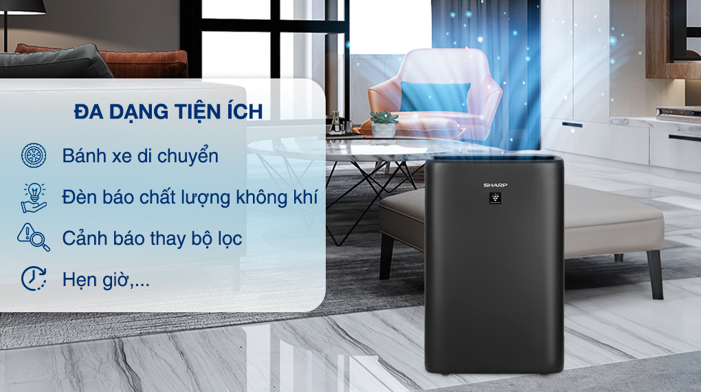 Máy lọc không khí Sharp KI-N40V-H 29W - Tiện ích