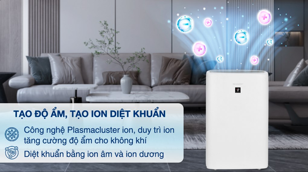 Máy lọc không khí Sharp KI-N50V-W 51W