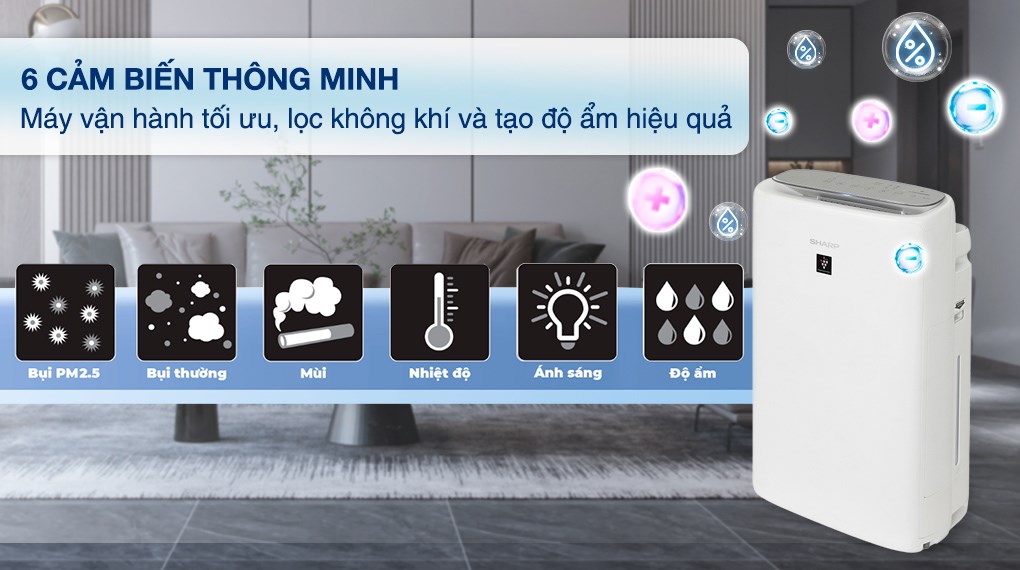 Máy lọc không khí Sharp KI-N50V-W 51W