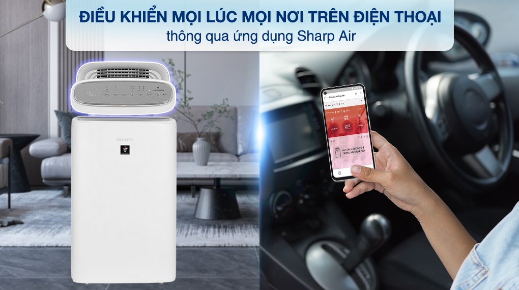 Máy lọc không khí Sharp KI-N50V-W 51W