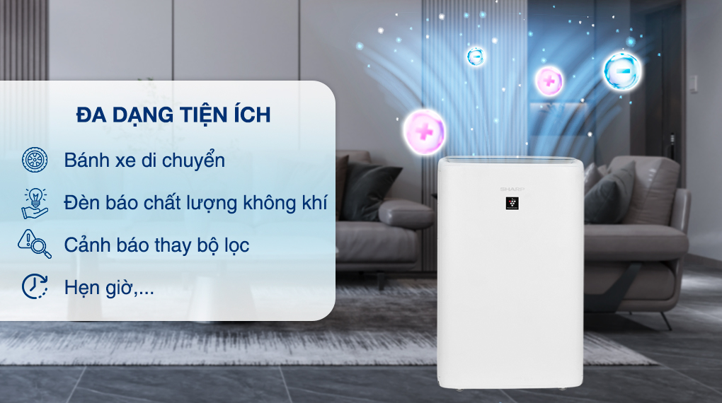 Máy lọc không khí Sharp KI-N50V-W 51W - Tiện ích