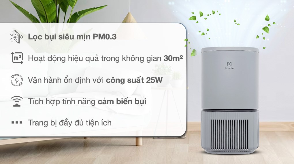 Máy lọc không khí Electrolux EP32-25UGA 25W